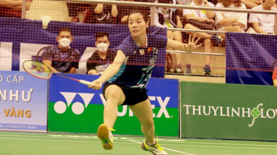 Local players progress to quarter-finals of Vietnam Open 2022